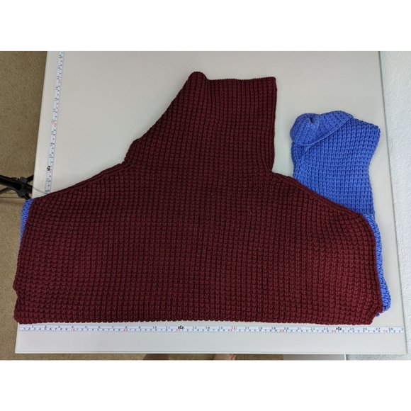 Free People Park City Colorblock Knit Sweater Size Small - Picture 8 of 9